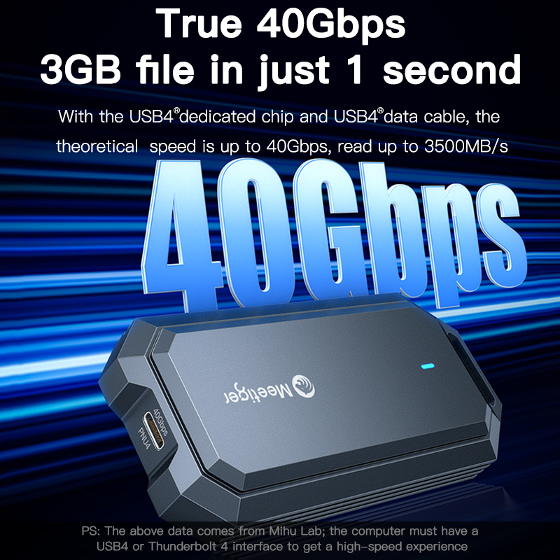 Obudowa Meetiger 40Gbps M.2 SS – Usb4 40Gbps External Ssd 8Tb recenzja i cena