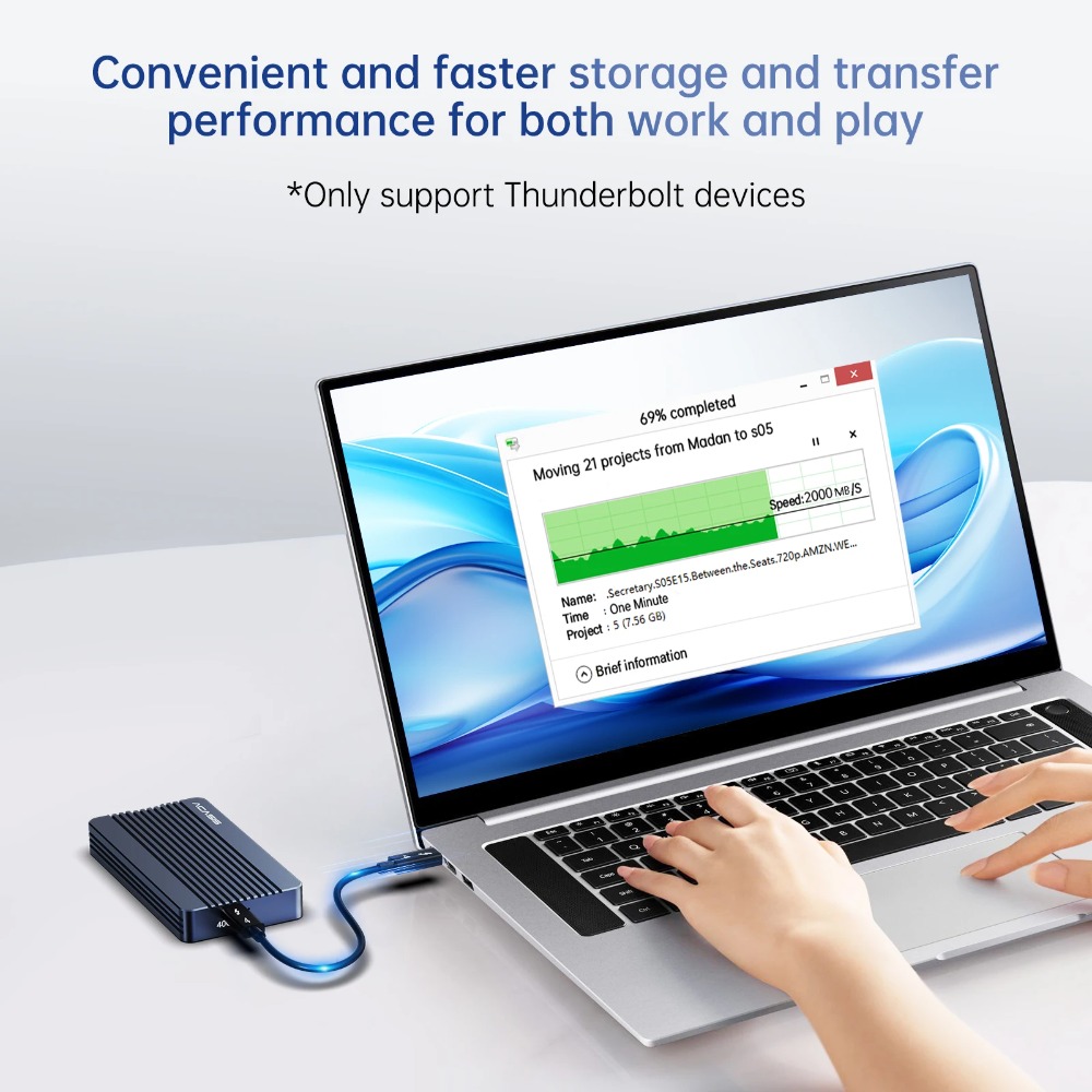 Obudowa ACASIS 40 Gb/s M.2 NVM – 8Tb M2 Nvme Ssd recenzja i cena